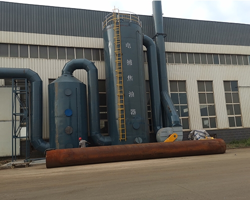 蜂窩式電捕焦器是一種碳素化工除塵裝置，用于回收煤氣和焦爐煤氣中的焦油，同時除塵、水霧等雜質，達到物料回收與氣體凈化的雙重效果。